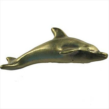 Sierra Lifestyles 681236: Dolphin Cabinet Knob - Antique Brass