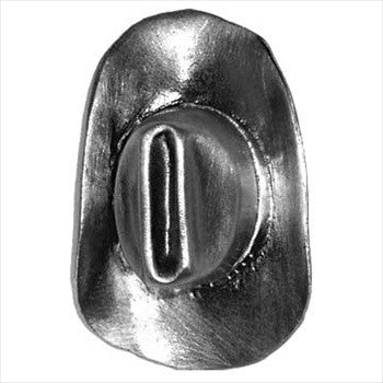 Sierra Lifestyles 681262: Cowboy Hat Cabinet Knob - Pewter
