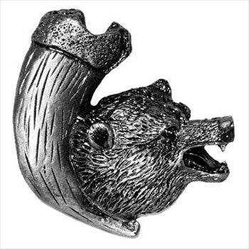 Sierra Lifestyles 681266: Bear With Claw Cabinet Knob (left facing) - Pewter