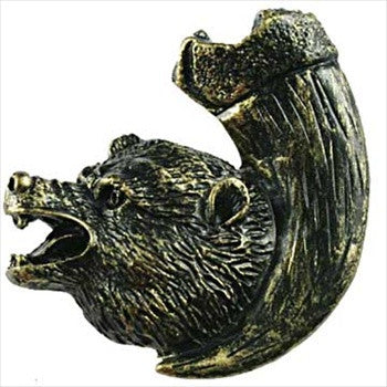 Sierra Lifestyles 681267: Bear With Claw Cabinet Knob (left facing) - Bronzed Black