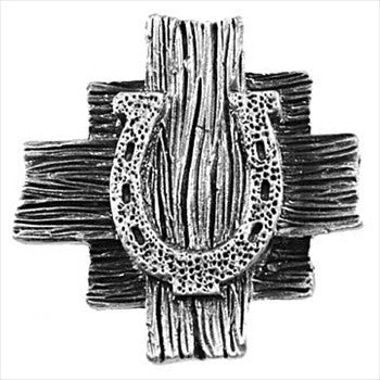 Sierra Lifestyles 681276: Horseshoe Cabinet Knob - Pewter