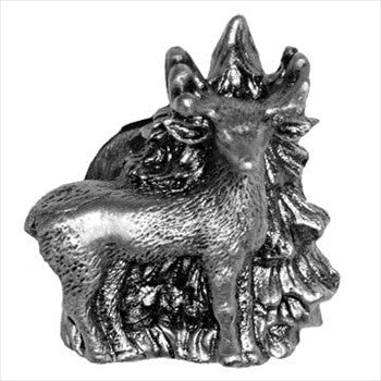 Sierra Lifestyles 681291: Standing Deer Cabinet Knob - Pewter
