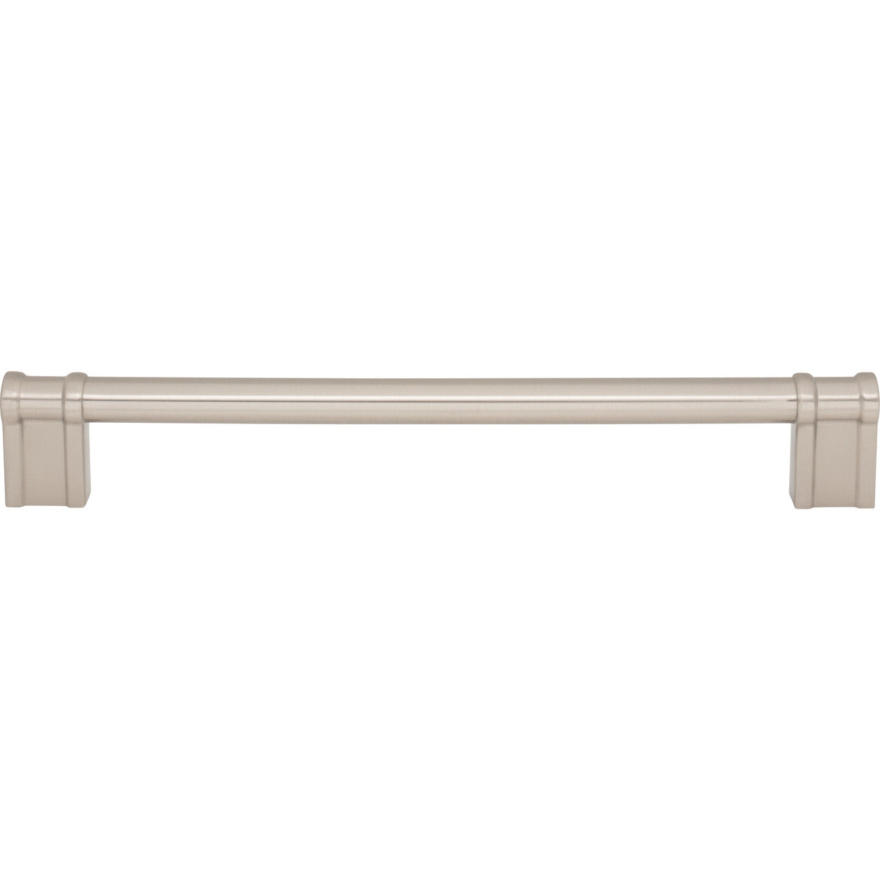 Top Knobs TK3388BSN: 12" cc Newburn Appliance Pull - Brushed Satin Nickel