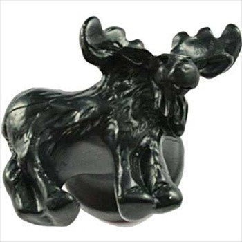 Sierra Lifestyles 681301: Moose Humor Cabinet Knob - Black