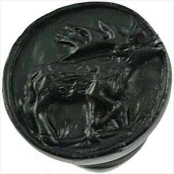 Sierra Lifestyles 681313: Elk Cabinet Knob - Black