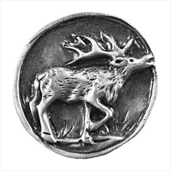 Sierra Lifestyles 681315: Elk Cabinet Knob - Pewter