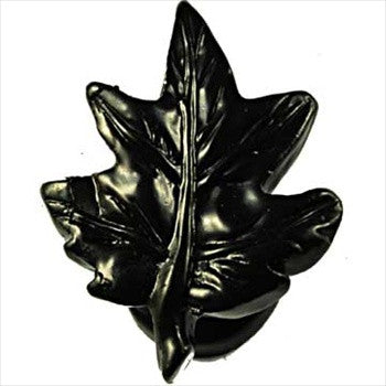 Sierra Lifestyles 681319: Maple Leaf Cabinet Knob - Black