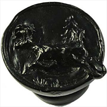 Sierra Lifestyles 681338: Deer Cabinet Knob - Black