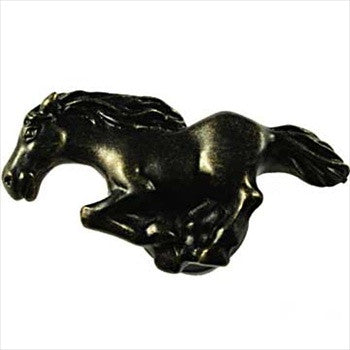 Sierra Lifestyles 681341: Stallion Cabinet Knob (left facing) - Bronzed Black