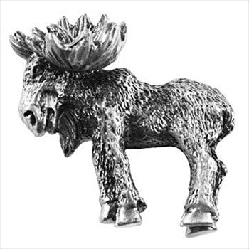 Sierra Lifestyles 681346: Realistic Moose Cabinet Knob (left facing) - Pewter