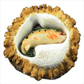 Sierra Lifestyles 681360: Deer Burr Cabinet Knob - Rainbow Trout