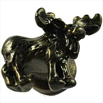 Sierra Lifestyles 681369: Humorous Moose Cabinet Knob - Bronzed Black