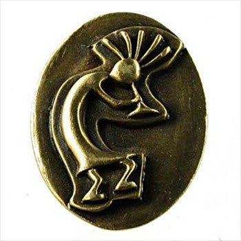 Sierra Lifestyles 681371: Kokopelli Cabinet Knob - Antique Brass