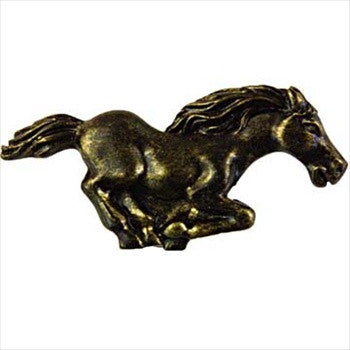 Sierra Lifestyles 681375: Stallion Cabinet Knob (right facing) - Bronzed Black