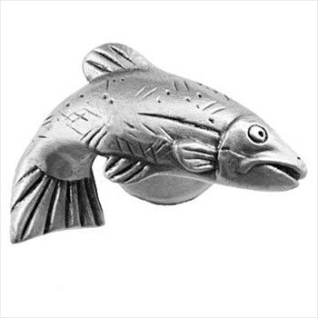 Sierra Lifestyles 681384: Fish Cabinet Knob (right facing) - Pewter