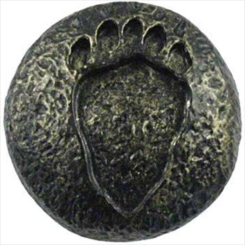 Sierra Lifestyles 681392: Bear Track Cabinet Knob - Bronzed Black