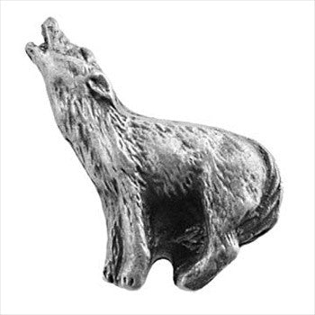 Sierra Lifestyles 681398: Howling Wolf Cabinet Knob - Pewter