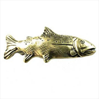 Sierra Lifestyles 681401: 3" cc Trout Cabinet Pull - Antique Brass