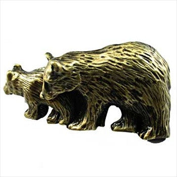 Sierra Lifestyles 681410: 2" cc Bear Cabinet Pull - Antique Brass