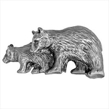 Sierra Lifestyles 681411: 2" cc Bear Cabinet Pull - Pewter