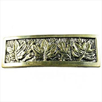 Sierra Lifestyles 681422: 3" cc Leaves Cabinet Pull - Antique Brass