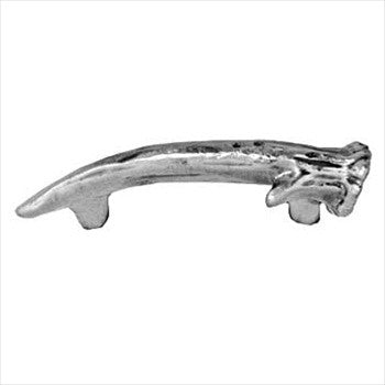Sierra Lifestyles 681439: 3" cc Antler Cabinet Pull (left facing) - Pewter