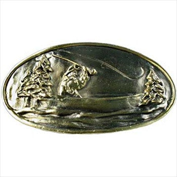 Sierra Lifestyles 681444: 2" cc Fly Fishing Cabinet Pull - Antique Brass