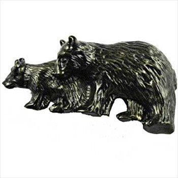 Sierra Lifestyles 681467: 2" cc Bear Cabinet Pull - Bronzed Black