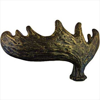 Sierra Lifestyles 681469: 3" cc Moose Paddle Cabinet Pull (Left Facing) - Bronzed Black