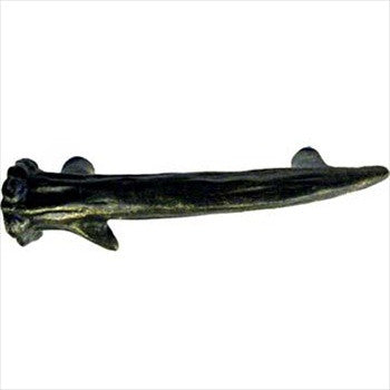 Sierra Lifestyles 681472: 3" cc Antler Cabinet Pull (right facing) - Bronzed Black