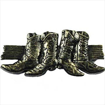 Sierra Lifestyles 681478: 3" cc Boots Cabinet Pull - Bronzed Black
