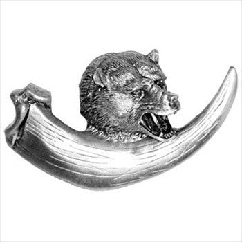 Sierra Lifestyles 681493: 3" cc Bear With Claw Cabinet Pull - Pewter