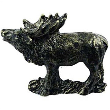 Sierra Lifestyles 681497: 2" cc Standing Elk Cabinet Pull - Bronzed Black