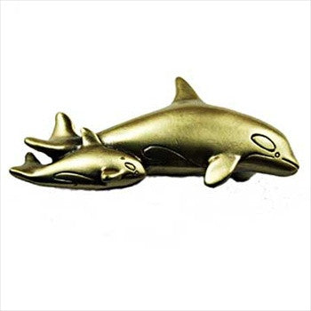 Sierra Lifestyles 681560: 2" cc Orca Cabinet Pull - Antique Brass