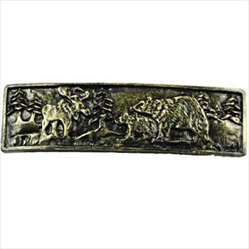 Sierra Lifestyles 681571: 3" cc Wilderness Cabinet Pull - Bronzed Black