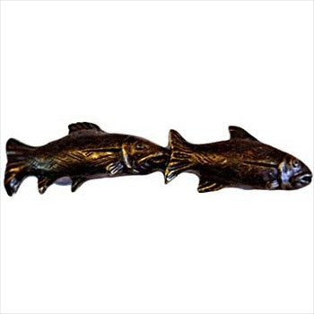 Sierra Lifestyles 681582: 2" cc Fish Pair Cabinet Pull - Bronzed Black
