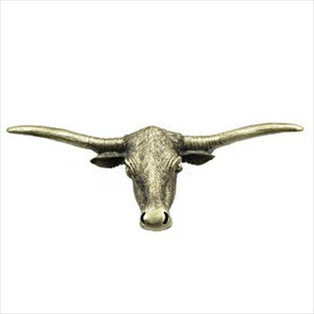 Sierra Lifestyles 681584: 2" cc Longhorn Cabinet Pull - Antique Brass