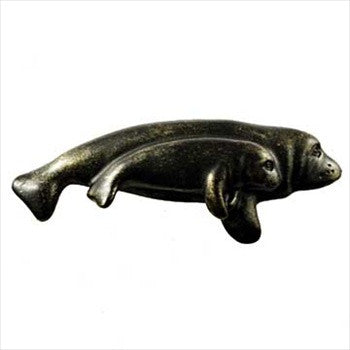 Sierra Lifestyles 681589: 2" cc Manatee Cabinet Pull - Bronzed Black