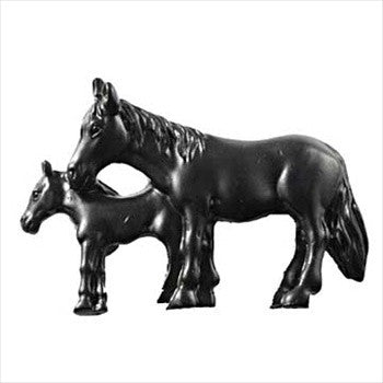 Sierra Lifestyles 681590: 2" cc Mare and Foal Cabinet Pull - Black