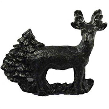 Sierra Lifestyles 681598: 3" cc Standing Deer Cabinet Pull - Black