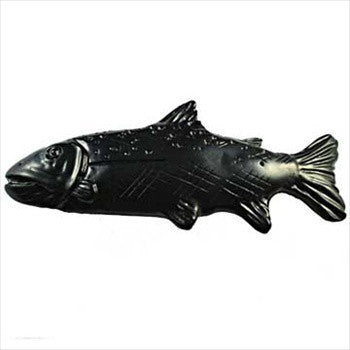 Sierra Lifestyles 681670: 3" cc Trout Cabinet Pull (Left Facing) - Black