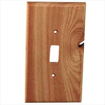 Sierra Lifestyles 682101: Traditional Single Toggle Switchplate - Douglas Fir