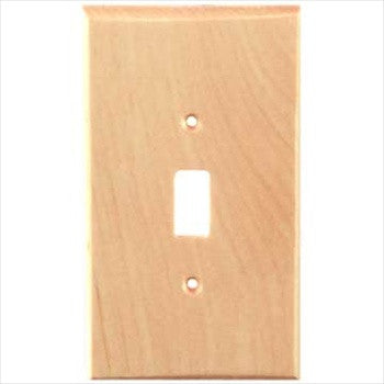 Sierra Lifestyles 682107: Traditional Single Toggle Switchplate - Knotty Pine