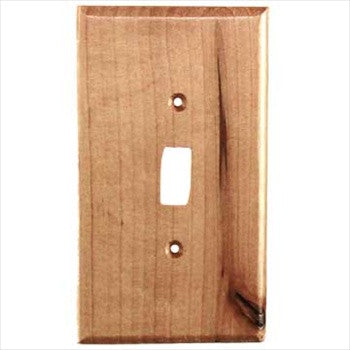 Sierra Lifestyles 682110: Traditional Single Toggle Switchplate - Alder