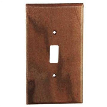 Sierra Lifestyles 682113: Traditional Single Toggle Switchplate - Black Walnut