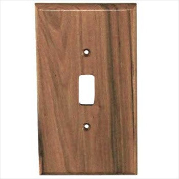 Sierra Lifestyles 682119: Traditional Single Toggle Switchplate - Rustic Hickory
