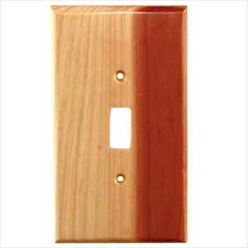 Sierra Lifestyles 682128: Single Toggle Switchplate - Tennessee Aromatic Cedar