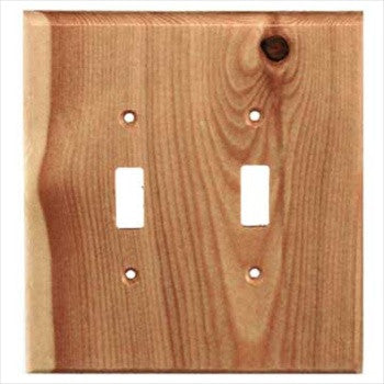 Sierra Lifestyles 682145: Traditional Double Toggle Switchplate - Douglas Fir