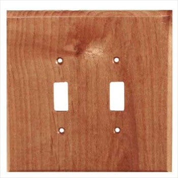 Sierra Lifestyles 682154: Traditional Double Toggle Switchplate - Alder