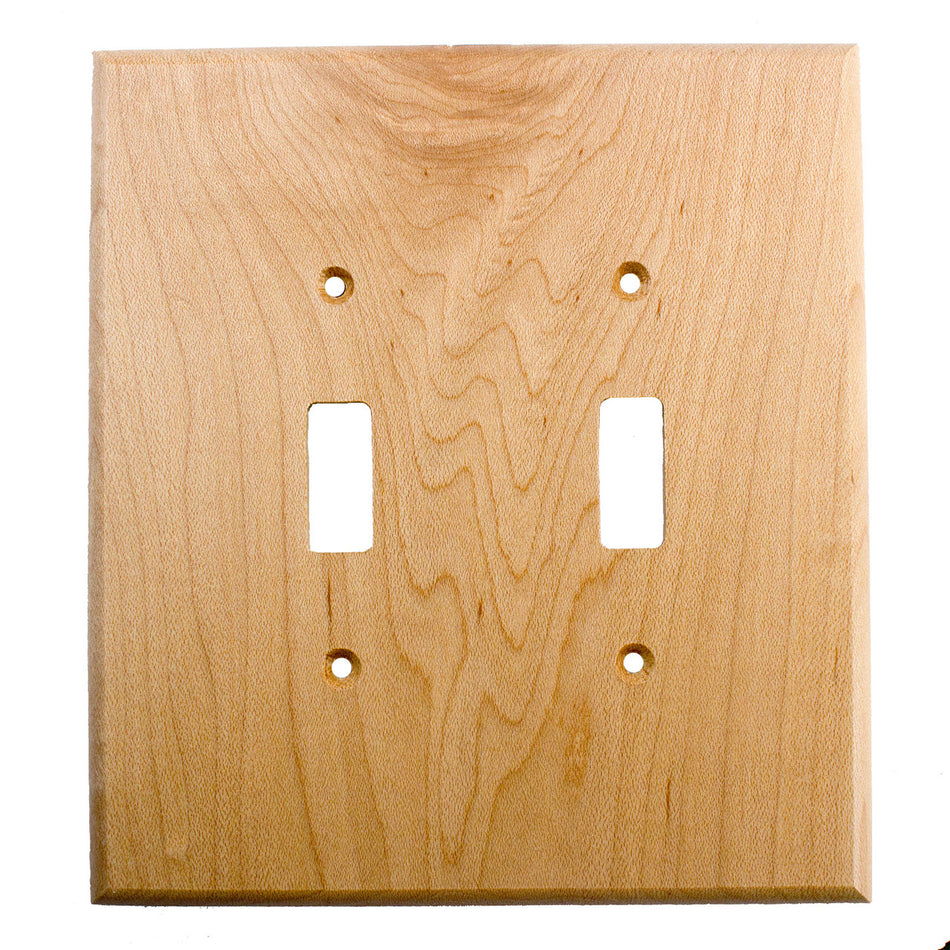 Sierra Lifestyles 682160: Traditional Double Toggle Switchplate - Cherry